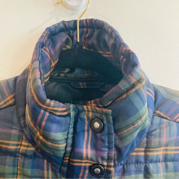 RALPH LAUREN LRL  Sz L Plaid Light Puff Inside Drawstring Funnel Neck Jacket - Picture 2 of 12